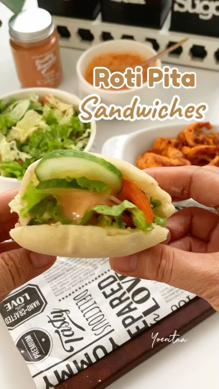 Roti Pita Sandwiches